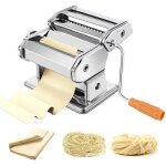 Machine à pâtes fraîche en acier inox pour faire pâtes à lasagne spaghettis tagliatelles laminoir à pâte ... Machine à pâtes fraîche en acier inox pour faire pâtes à lasagne spaghettis tagliatelles laminoir à pâte ...