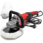 Machine � polir meuleuse 1200 w puissance jusqu?� 3000 t / min polisseuse avec 6 niveaux et 2 patins