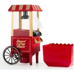 Machine � pop corn sans huile ! vrai design r�tro d�but xx�me - rouge