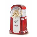 Machine  popcorn ariete 2954 - 1100w - design annes 50 - rouge
