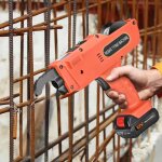 Machine � relier les barres d?armature 12v relieuse �lectrique automatique avec coffret outil portable ...