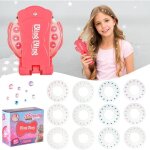 Machine  strass - accessoire cheveux fille - 180 diamants colors - cadeau enfant - jouet coiffure