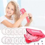 Machine  strass pour cheveux - diamond styler - 180 gemmes colores - kit glam - accessoires mode