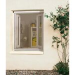 Madecostore moustiquaire enroulable alu - blanc - l100 x h160cm