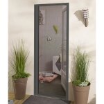 Madecostore moustiquaire enroulable latérale en alu pour porte et fenêtre - gris anthracite - l160 x ... Madecostore moustiquaire enroulable latérale en alu pour porte et fenêtre - gris anthracite - l160 x ...