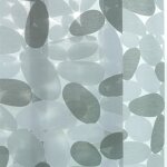 Panneau japonais tamisant gris dévoré enduit galet - madecostore - l45 x h260cm - blanc Panneau japonais tamisant gris dévoré enduit galet - madecostore - l45 x h260cm - blanc