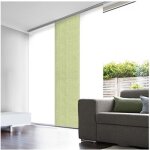 Panneau japonais tamisant paille tisse - madecostore - vert - l60 x h300cm