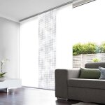 Madecostore panneau japonais voile blanc dévoré enduit mentos - blanc - l45 x h260cm Madecostore panneau japonais voile blanc dévoré enduit mentos - blanc - l45 x h260cm