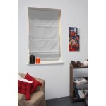 Store bateau droit - madecostore - blanc - l60 x h180cm - tamisant / occultant - fixations incluses Store bateau droit - madecostore - blanc - l60 x h180cm - tamisant / occultant - fixations incluses