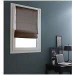 Store bateau - madecostore - easy tamisant - chocolat - l32 x h150cm - rglable sans perage