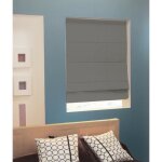 Madecostore store bateau tamisant uni - gris - l45 x h175cm