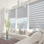 Madecostore store enrouleur jour nuit sans percer - gamme must - gris - l56 x h190cm