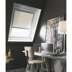 Madecostore store enrouleur occultant cadre alu compatible velux� - beige - 38 x 54 / 74cm - c02 / c04 ...