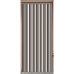 Madeinnature rideau de porte lanires plastiques intrieur et extrieur largeur 90 cm x longueur 220 ...