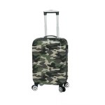 Valise cabine - madisson - 55 cm - camouflage - rigide - 4 roulettes - abs / polycarbonate