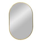 Madrid miroir 50x80 cm laiton.