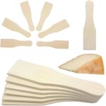 Spatules � raclette - maelsa - lot de 6 - bois - antiadh�sif - 15 cm