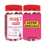 Mag2 gommes framboise complément alimentaire nervosité fatigue 2x45 gommes Mag2 gommes framboise complément alimentaire nervosité fatigue 2x45 gommes