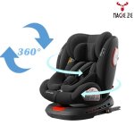 Magic zc si�ge auto - siege auto isofix - face et dos route - 0 - 12 ans 36kg - ece r129 - c007 noir