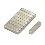 Magnet expert lot de 10 aimants en n�odyme n42 force 34 kg 25 x 5 x 5 mm