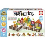 Magnetics parc zoo - jeu de construction - educa - 50 pices magntiques 4 animaux 8 cartes - ds 3 ans ...