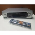 Magnetoscope bluesky xr 600 6 tetes hifi stereo lecteur enregistreur k7 cassette video vhs vcr + tel