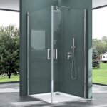 Mai & mai cabine de douche en angle 75x75 portes de douche pivotantes auto - levantes pare douche paroi ... Mai & mai cabine de douche en angle 75x75 portes de douche pivotantes auto - levantes pare douche paroi ...