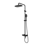 Mai & mai colonne de douche noir mat syst�me de douche complet avec mitigeur douchette et douche de t�te ...