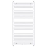 Mai & mai radiateur  eau chaude mural chauffage central 60x120 sche serviettes blanc en acier inoxydable ...