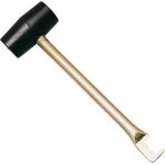 Maillet caoutchouc - cao - arrache - piquet - d: 4. 1 cm - 28. 5x8. 1x5 cm - 261 g