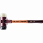 Maillet halder simplex caoutchouc charg - nylon avec botier en fonte mallable et manche en bois - ...