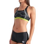 Maillot de bain 2 pi�ces noir femme arena graphic swimsuit