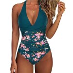 Maillot de bain femmemaillot de bain 1 piece femme wrap dos nu crois�avec bonnets int�gr�ssans armature ...