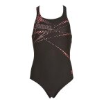 Maillot de bain noir / rose fille arena burst