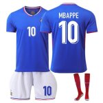 Maillot enfant france 10 mbapp� - kit complet (maillot + short + chaussettes) - taille enfant - pour ...