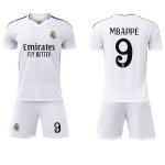 Maillot de foot enfant real madrid mbapp� n�9 - ensemble domicile - taille 110 - 164cm