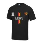 Maillot de football adulte style lens - coloris noir �l�gant - - noir