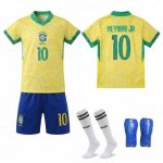 Maillot de football enfant br�sil neymar jr - tenue sportive enfant pour enfants avec accessoires