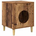 Maison pour chat en bois - kalisse - 425 x 40 x 525 cm - bois ancien - usage int�rieur - poids maximal ...