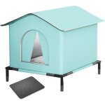 Maison pour chat ext�rieur hiver - maison isol�e pour animaux de compagnie niche dext�rieur pour chats ...