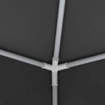 Maison d�co[14215] tonnelle - pergola tente de r�ception et parois lat�rales 2x2 m anthracite 90 g - ...