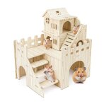 Maison hamster avec �chelle - labyrinthe - syriens / petits animaux qiedoviey
