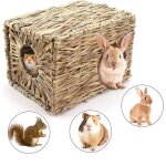 Maison en herbe pour lapin - maison en herbe - pliable - herbe naturelle - jouet pour rongeurs - intérieur ... Maison en herbe pour lapin - maison en herbe - pliable - herbe naturelle - jouet pour rongeurs - intérieur ...