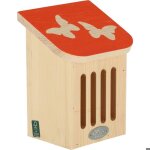 Maison  insectes en bois pochoir papillons