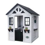 Maison de jeux pour enfants en bois - backyard discovery - sweetwater - anthracite et blanc - fenêtres ... Maison de jeux pour enfants en bois - backyard discovery - sweetwater - anthracite et blanc - fenêtres ...