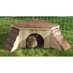 Maison nature avec rampe pour rongeurs - 37x37x16cm - kerbl Maison nature avec rampe pour rongeurs - 37x37x16cm - kerbl