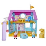 Maison peppa pig et ses amis avec sons et jeux exterieurs 11 pieces - figurines et accessoires - set ...