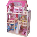 Maison de poup�e villa r�sidentielle en bois avec meubles