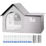 Maison de refroidissement pour animaux de compagnie maison climatise pour chat pliable maison de climatiseur ...