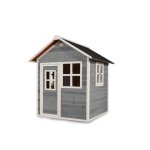 Maisonnette en bois - exit toys - loft 100 - gris - bois massif - toit étanche Maisonnette en bois - exit toys - loft 100 - gris - bois massif - toit étanche